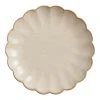 World Market Scallop Rim Speckled Salad Plate