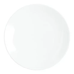 World Market Coupe White Porcelain Appetizer Plates 4 Pack