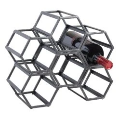 World Market Black Hexagonal Wine Rack -Cheap Dining Store unnamed file 607
