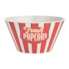 World Market Large Red Stripe Bamboo Fiber and Melamine Popcorn Bowl
