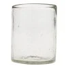 World Market Crackle Recycled Double Old Fashioned Glasses Set of 4