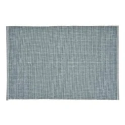 World Market Distressed Teal Ribbed Placemats Set of 4