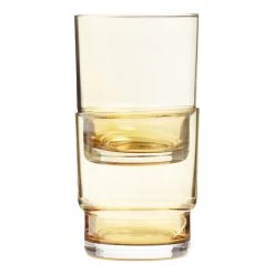 World Market Amber Stackable Double Old Fashioned Glass Set of 2 -Cheap Dining Store unnamed file 676