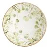 World Market Large Green Eucalyptus Enamel Wood Bowl