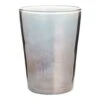 World Market Freida Smoke Luster Crackle Double Old Fashioned Glass