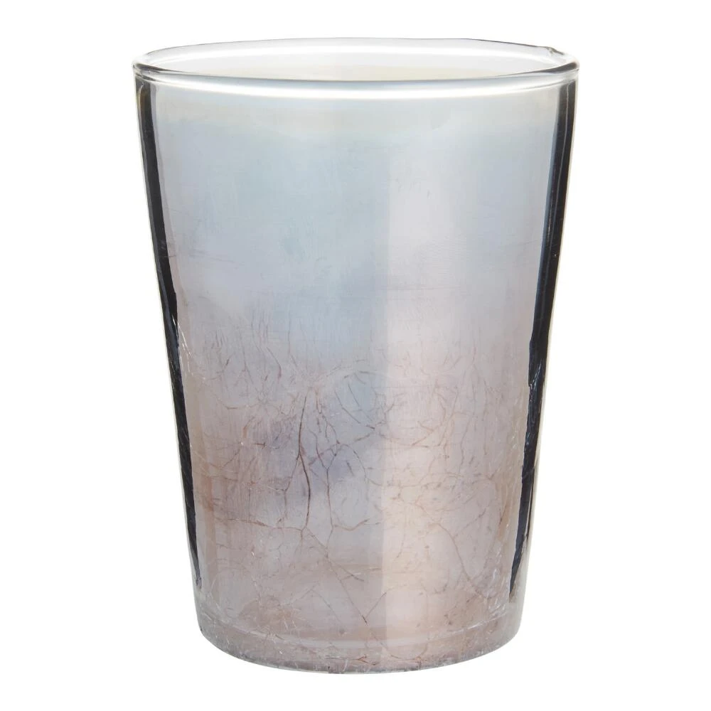 World Market Freida Smoke Luster Crackle Double Old Fashioned Glass 1 World Market Freida Smoke Luster Crackle Double Old Fashioned Glass
