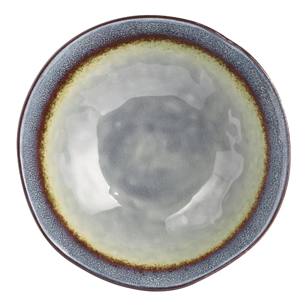 World Market Sota Gray Reactive Glaze Serving Bowl 2 World Market Sota Gray Reactive Glaze Serving Bowl - Image 2