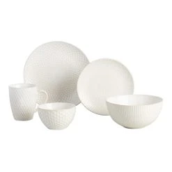 World Market Avery White Textured Serving Bowl -Cheap Dining Store unnamed file 720