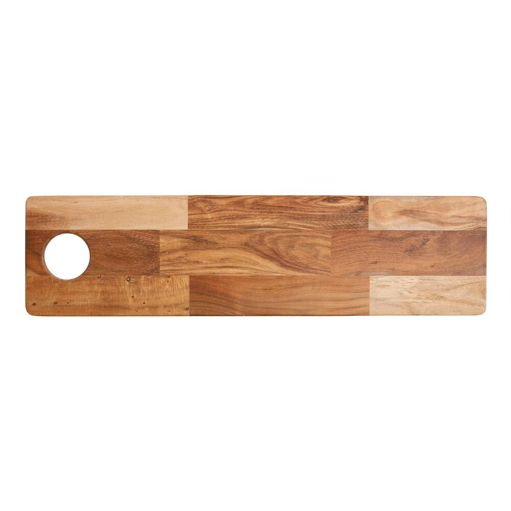 World Market Large Acacia Wood Charcuterie and Cheese Serving Board 1 World Market Large Acacia Wood Charcuterie and Cheese Serving Board