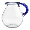 World Market Rocco Blue Margarita Glass Pitcher