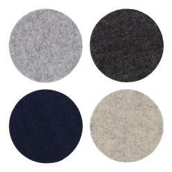World Market Round Felt Coasters 4 Pack -Cheap Dining Store unnamed file 818