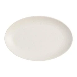 World Market Flekk Cream Speckled Serving Platter