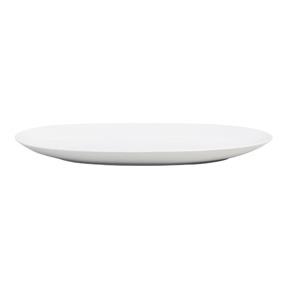 World Market Coupe White Porcelain Serving Platter 2 World Market Coupe White Porcelain Serving Platter - Image 2