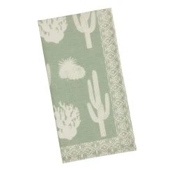 World Market Sage Green Cactus Desert Napkins Set of 4