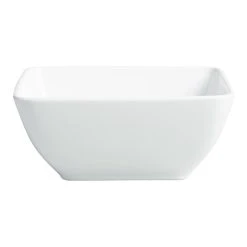 World Market Coupe Square White Porcelain Serving Bowl
