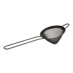 World Market Gordon Matte Black Stainless Steel Mesh Cocktail Strainer