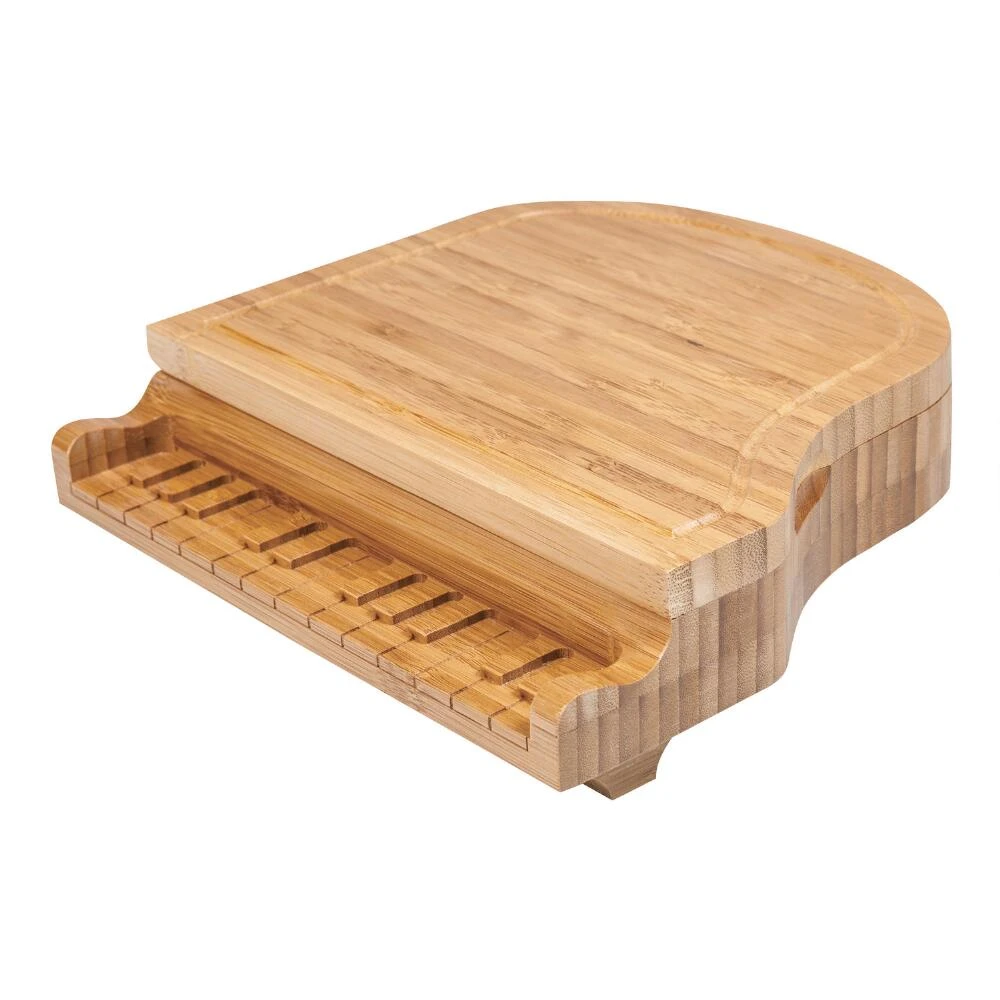 World Market Bamboo Grand Piano Cheese Board Set 1 World Market Bamboo Grand Piano Cheese Board Set