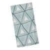 World Market Blue and White Triangle Blues Napkins Set of 4