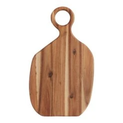 World Market Curved Acacia Wood Serving Board