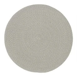 World Market Round Gray Braided Placemats Set of 4