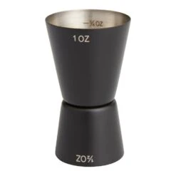 World Market Gordon Matte Black Stainless Steel Jigger