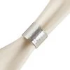 World Market Textured Silver Napkin Rings Set Of 4