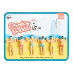 World Market Drinking Buddies Glass Markers 6 Pack