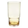 World Market Amber Stackable Highball Glass Set of 2