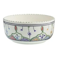 World Market Amira Hand Painted Ceramic Serving Bowl